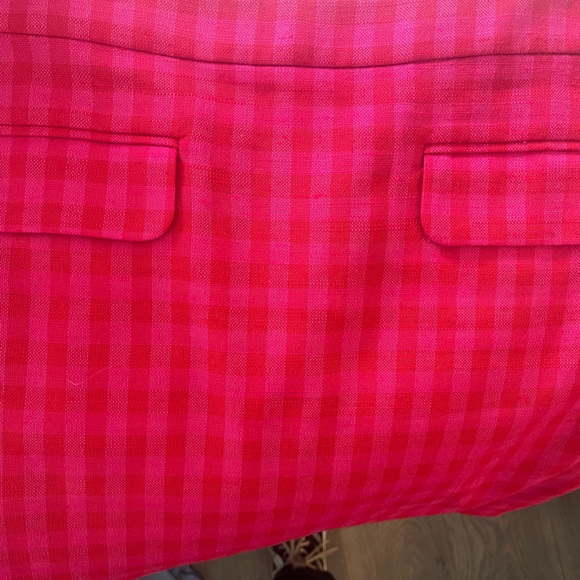 EUC (worn once) J Crew Career/ work appropriate Mini Skirt size 6 Red and Pink - Picture 7 of 7